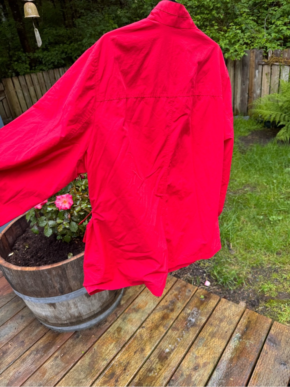 Elena Miro Bright Red Utility Jacket - Picture 5 of 9